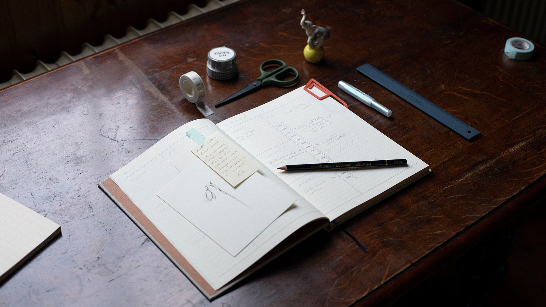 NOTEM work journal offen stimmungsfoto