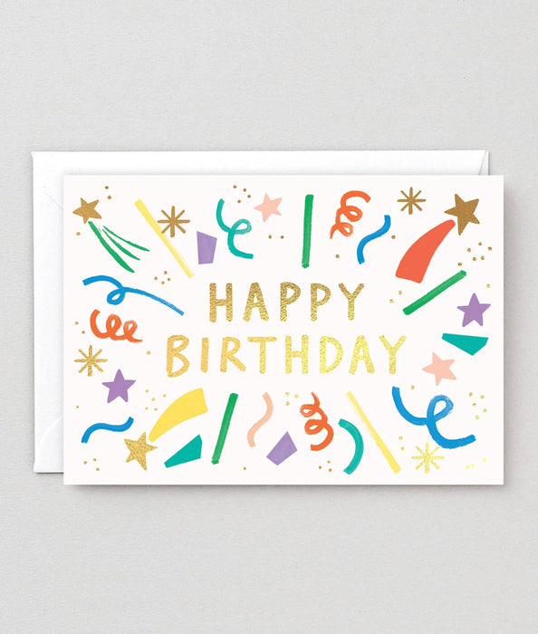 Grußkarte - Happy Birthday Burst