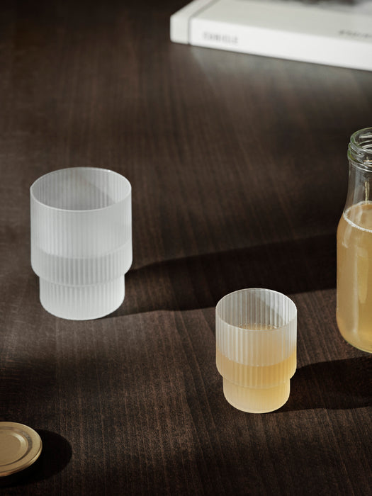 Ripple Frosted Gläser 4er Set - Ripple Glasses