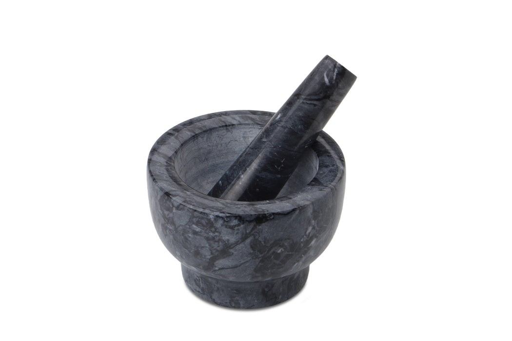 Mörser aus Granit inkl. Stößel - 13x13x9 cm