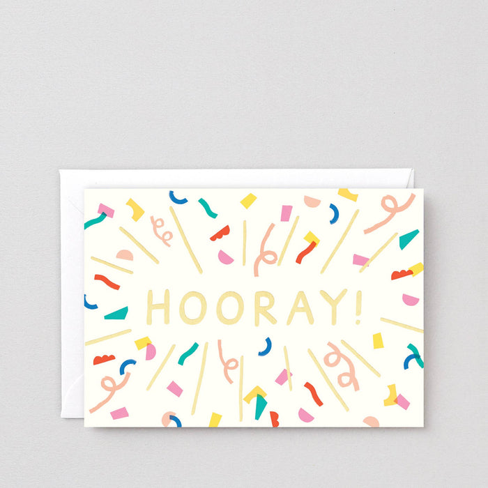 Grußkarte „Hooray Burst“
