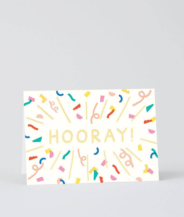 Grußkarte „Hooray Burst“