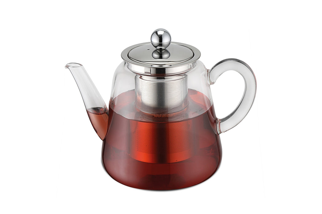 Teekanne aus Borosilikatglas mit Teefilter 1,1 l - 17805