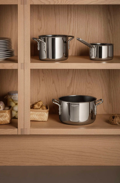 Eva Solo Stainless steel Topfset - 3 Teile - keramischer Slip-Let®-Antihaftbeschichtung