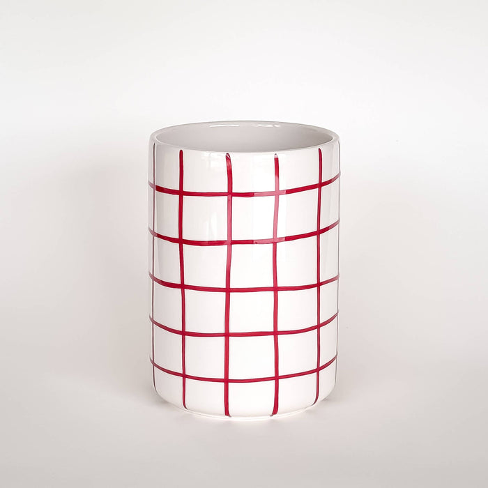 Vase Grid - tramonto red