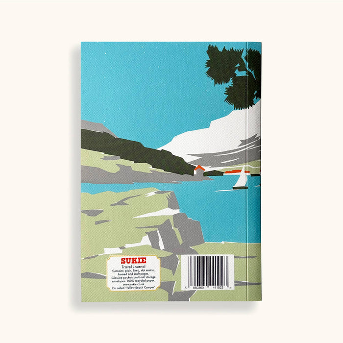Travel Journal Yellow Beach Camper
