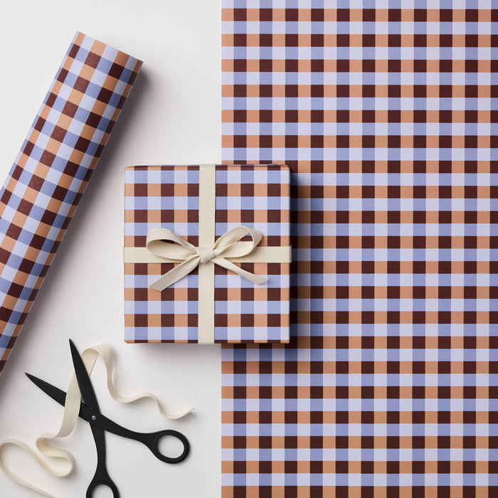 MEHRFARBIGES KARIERTES GESCHENKPAPIER