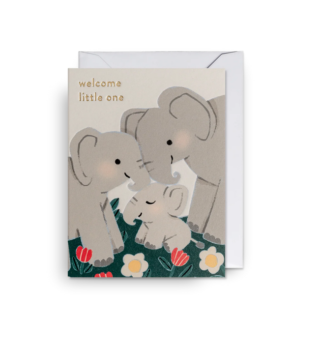 Grußkarte Geburt - Welcome Little One (Elena Comte)