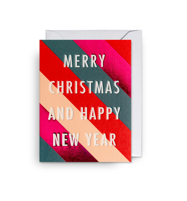 Grußkarte Weihnachten - Merry Christmas & Happy New Year