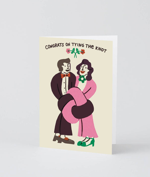 Grußkarte - Congrats on tying the knot