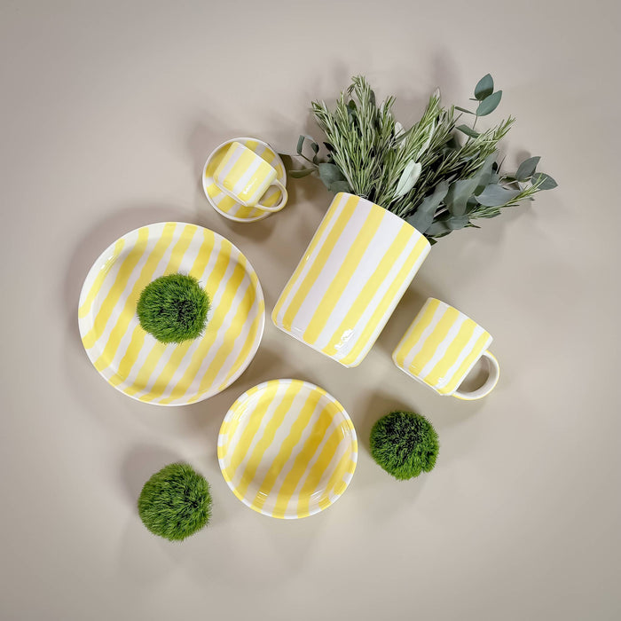 Schale Stripes - spiaggia yellow