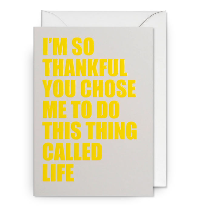 Grußkarte - I'm so thankful by POSTCO