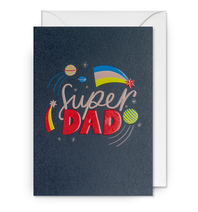 Grußkarte - Super Dad BY Jessica Smith