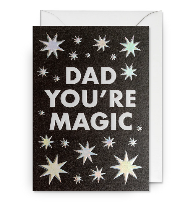 Grußkarte -  Dad You're Magic
