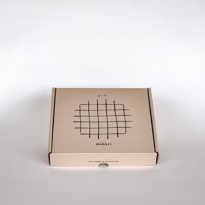 Teller Grid Klein - Gentle Green