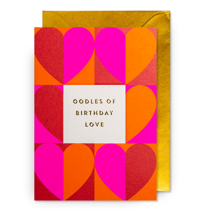 Grußkarte - Oodles Birthday Love