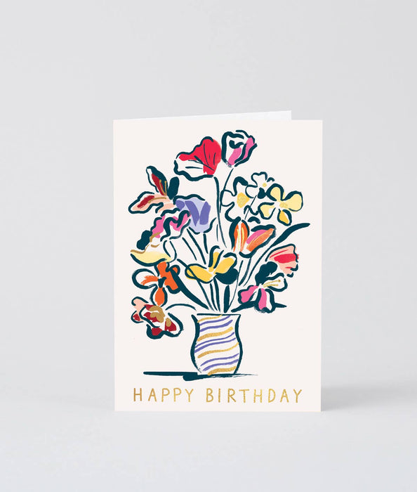 Grußkarte „HB Flowers in Vase“