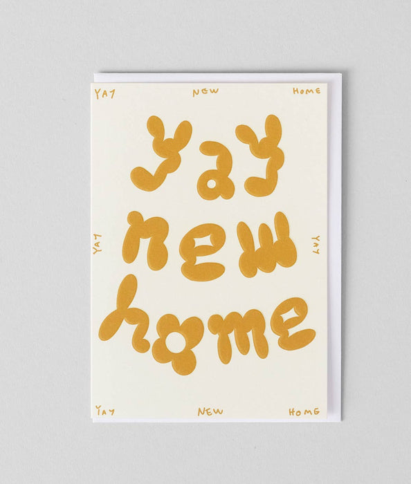 Grußkarte - Yay New Home