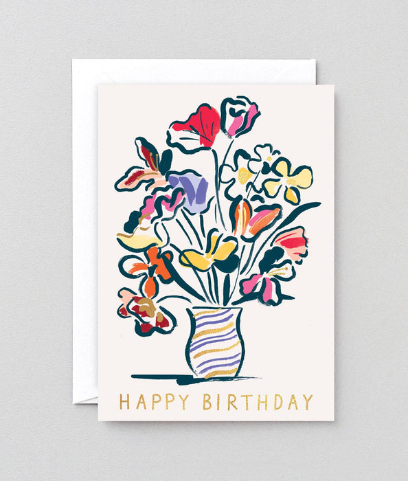 Grußkarte „HB Flowers in Vase“