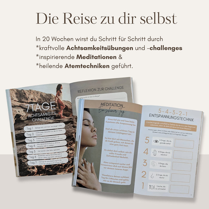 Herz & Seele Journal : Achtsamkeits- und Dankbarkeitstagebuch