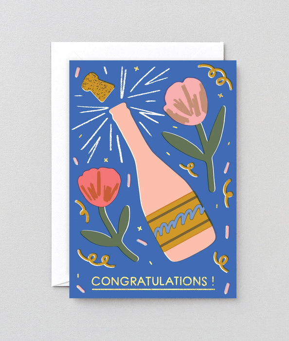 Grußkarte „Champagne“