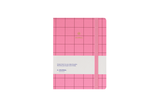 A-Journal A-Journal Notebook - A5 - Checkered Pink