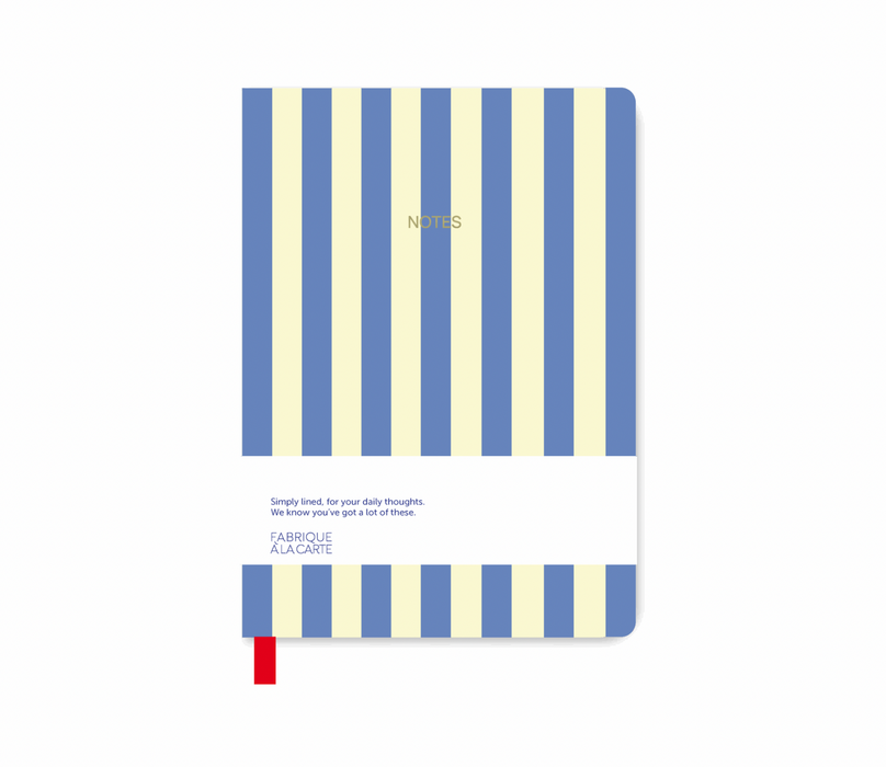 A-Journal Fabrique Notebook - Stripes Lavender - A5
