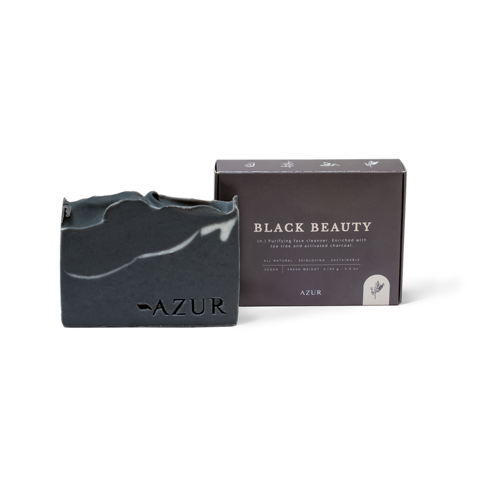 BLACK BEAUTY | natürlicher Gesichtsreinigungsriegel | entschlackend