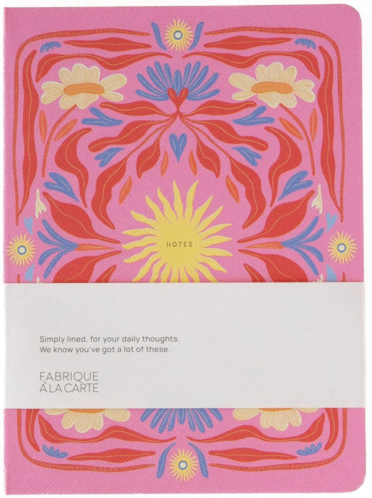 A Journal FABRIQUE Notebook A5 Sun Pink