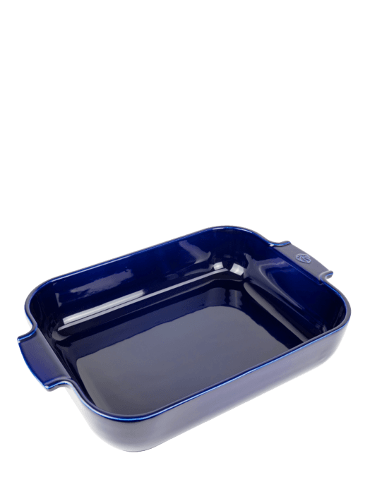 Appolia rechteckige Auflaufform aus Keramik Blau - 40cm