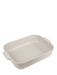 Appolia rechteckige Auflaufform aus Keramik Ecru - 40cm