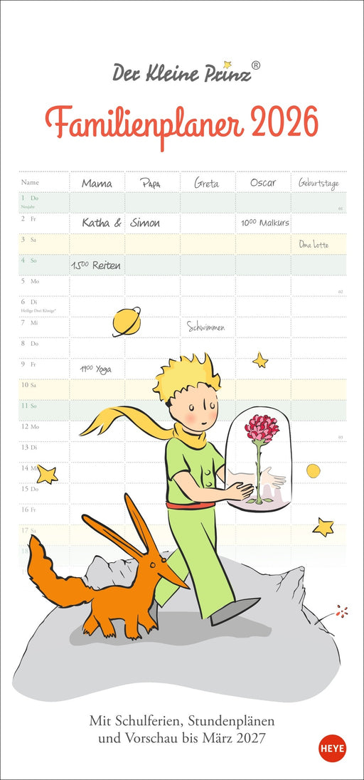 Athesia Der Kleine Prinz Familienplaner 2026