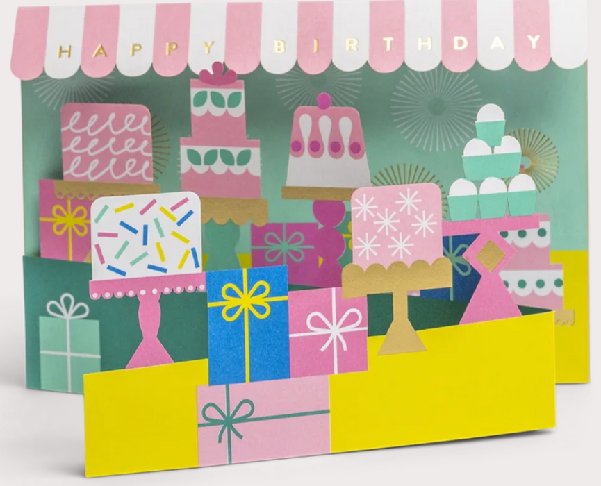 Grußkarte - Birthday Bakeshop Pop-Up