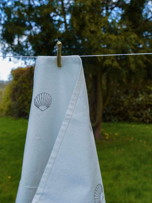 Blåmst Geschirrhandtuch - Clam Tea Towel