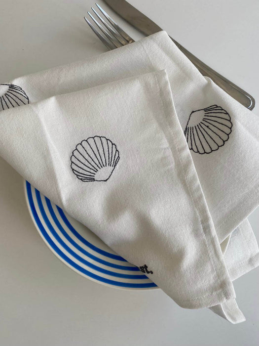 Blåmst Servietten 2er-Set - Clam Cloth Napkins
