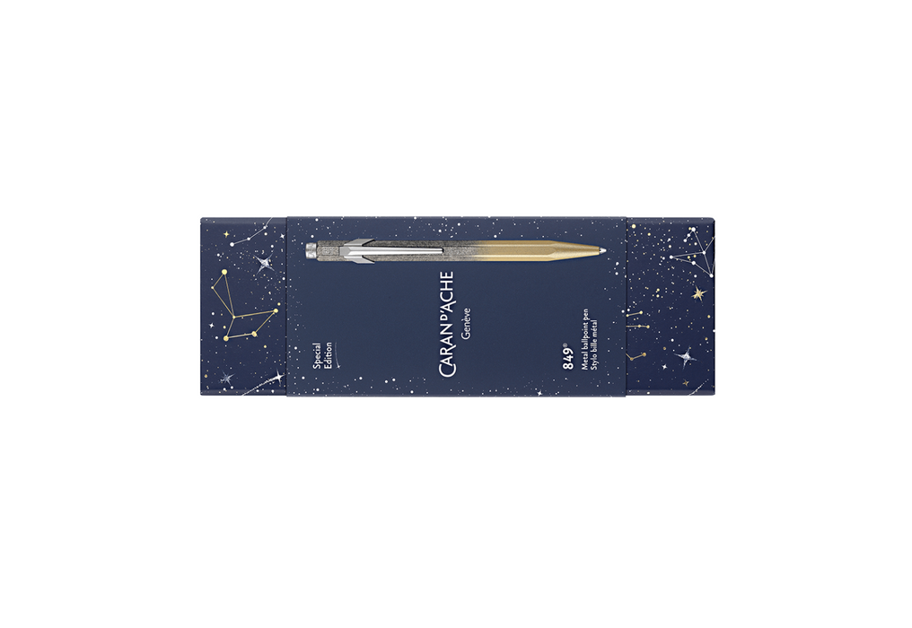 Kugelschreiber 849™ Vergold / Cosmic Blue - Sonderedition