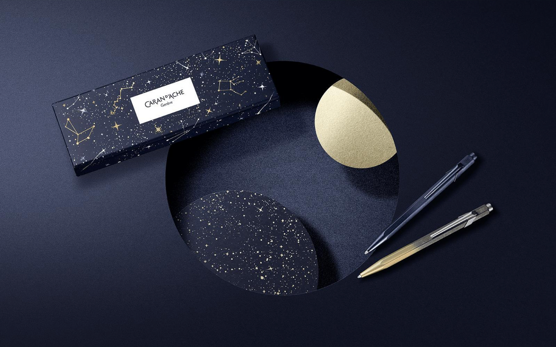Kugelschreiber 849™ Vergold / Cosmic Blue - Sonderedition