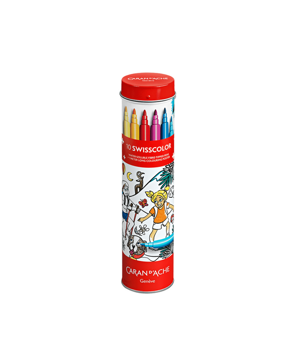 Swisscolor Faserstifte Set + Poster