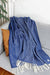 Coudre Berlin Wolldecke / Kuscheldecke - Herringbone Baltic Sea Limited Edition