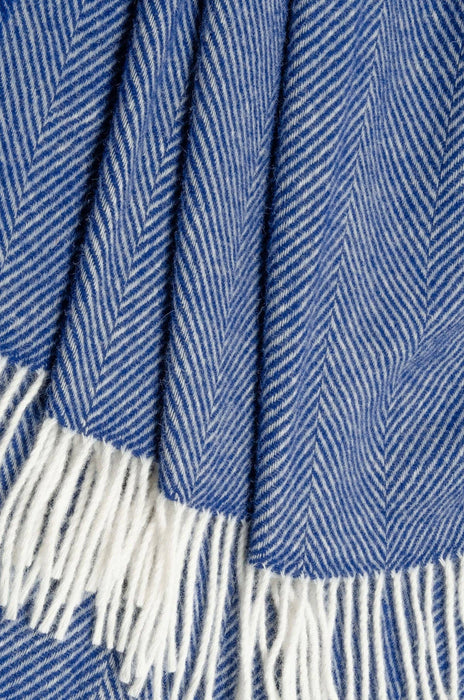 Coudre Berlin Wolldecke / Kuscheldecke - Herringbone Baltic Sea Limited Edition
