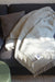 Coudre Berlin Wolldecke / Kuscheldecke - Waffle Light Granite