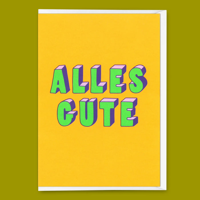 Grußkarte Alles Gute
