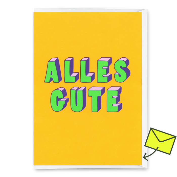 Grußkarte Alles Gute