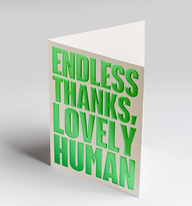 Grußkarte Danke Postco Kelly Hyatt "Endless Thanks"