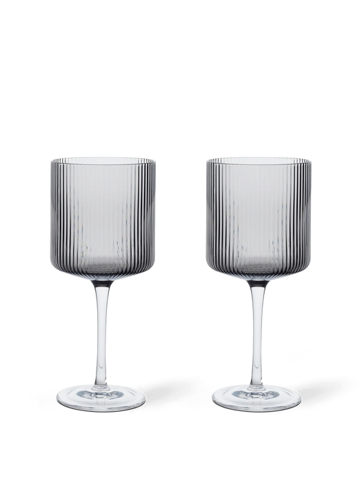 Ripple Red Wine Glasses - Set of 2