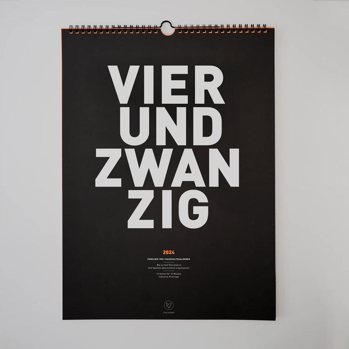 Familienkalender 2024 *NEONORANGE*