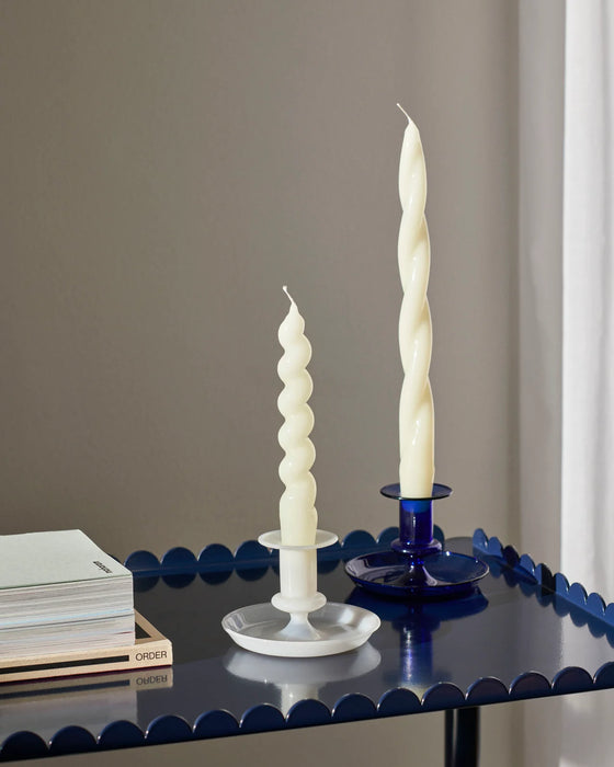 HAY Kerzenhalter FLARE - Candleholder Darkblue S