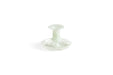 HAY Kerzenhalter FLARE - Candleholder Stripe Milk Green S