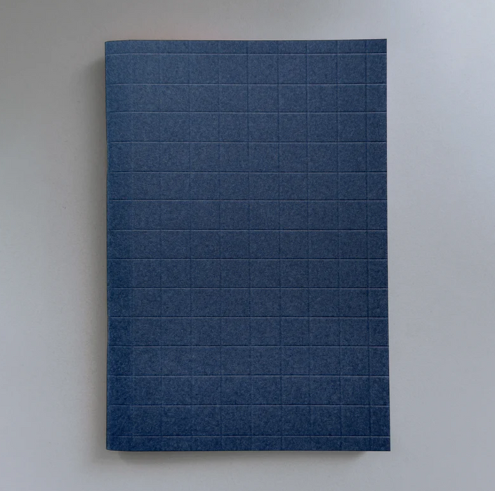 HERR & FRAU RIO Grid Deep Denim Notizbuch