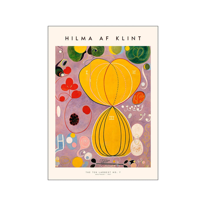 The Ten Largest No. 07 - Hilma af Klint - Print 50x70cm